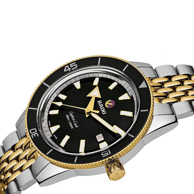 Rado Captain Cook Automatic Two-tone Men's Watch- R32138153